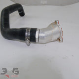 Nissan RB20 RB25 RB26 RB30 Billet Thermostat Outlet Housing 41mm + Scarles Silicone Hose