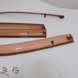Nissan R34 Skyline SEDAN Rain Guard Door Visor Monsoons ER34 GT-T GT