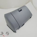 Nissan R34 Skyline sedan glove box mount trim panel set 68500-AA000 68108-AA020 non turbo grey 1998-2000 - 3GSpares NZ