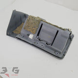 Nissan R34 Skyline sedan glove box mount trim panel set 68500-AA000 68108-AA020 non turbo grey 1998-2000 - 3GSpares NZ
