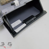 Nissan R34 Skyline sedan glove box mount trim panel set 68500-AA000 68108-AA020 non turbo grey 1998-2000 - 3GSpares NZ