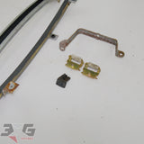 R34 ER34 HR34 BNR34 Nissan Skyline coupe LH front door window guide rail lower glass guide and bracket set 80241-AA100 80215-AA100 80953-AA100 80957-AA100 1998-2002 - 3GSpares NZ