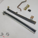 R34 ER34 HR34 BNR34 Nissan Skyline coupe LH front door window guide rail lower glass guide and bracket set 80241-AA100 80215-AA100 80953-AA100 80957-AA100 1998-2002 - 3GSpares NZ