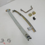 R34 ER34 HR34 BNR34 Nissan Skyline coupe LH front door window guide rail lower glass guide and bracket set 80241-AA100 80215-AA100 80953-AA100 80957-AA100 1998-2002 - 3GSpares NZ