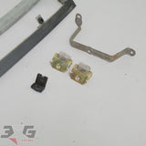 R34 ER34 HR34 BNR34 Nissan Skyline coupe LH front door window guide rail lower glass guide and bracket set 80241-AA100 80215-AA100 80953-AA100 80957-AA100 1998-2002 - 3GSpares NZ