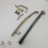 R34 ER34 HR34 BNR34 Nissan Skyline coupe RH front door window guide rail lower glass guide and bracket set 80240-AA100 80214-AA100 1998-2002 - 3GSpares NZ