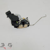 R34 Nissan Skyline sedan RH Right front door lock latch assembly with new actuator 80502-AA000 1998-2002 - 3GSpares NZ
