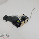 R34 Nissan Skyline sedan RH Right front door lock latch assembly with new actuator 80502-AA000 1998-2002 - 3GSpares NZ