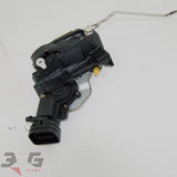 R34 Nissan Skyline sedan RH Right front door lock latch assembly with new actuator 80502-AA000 1998-2002 - 3GSpares NZ