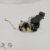 R34 Nissan Skyline sedan LH Left front door lock latch assembly with new actuator 80503-AA000 1998-2002 - 3GSpares NZ