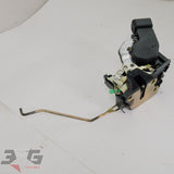 R34 Nissan Skyline sedan LH Left front door lock latch assembly with new actuator 80503-AA000 1998-2002 - 3GSpares NZ
