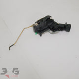 R34 Nissan Skyline sedan LH Left front door lock latch assembly with new actuator 80503-AA000 1998-2002 - 3GSpares NZ