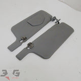 CS14 S14 Nissan Silvia interior left and right sun visor pair 96400-65F00 96401-65F10 1993-1998 - 3GSpares NZ