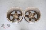 Toyota JCE10 Altezza 17x7.5 +55 Rear Alloy Wheel Pair 5x114.3 PCD