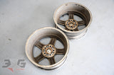 Toyota JCE10 Altezza 17x7.5 +55 Rear Alloy Wheel Pair 5x114.3 PCD