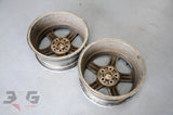 Toyota JCE10 Altezza 17x7.5 +55 Rear Alloy Wheel Pair 5x114.3 PCD