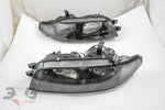 Nissan R33 Skyline S1 Blackhousing Head Light Set Coupe Headlight 93-96