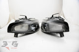 Nissan R33 Skyline S1 Blackhousing Head Light Set Coupe Headlight 93-96