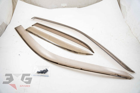 JDM Toyota SXE10 Altezza SEDAN Lexus IS200 OEM Door Monsoon Rainguard Visor Set