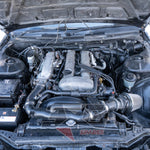 SR20DE non-turbo engine in S14 Silvia – complete with intake piping and factory loom