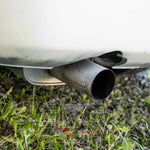 Aftermarket Nismo rear exhaust muffler on S14 Silvia
