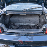 Interior of Silvia S14.5 boot showing carpet and inner rear panel structure