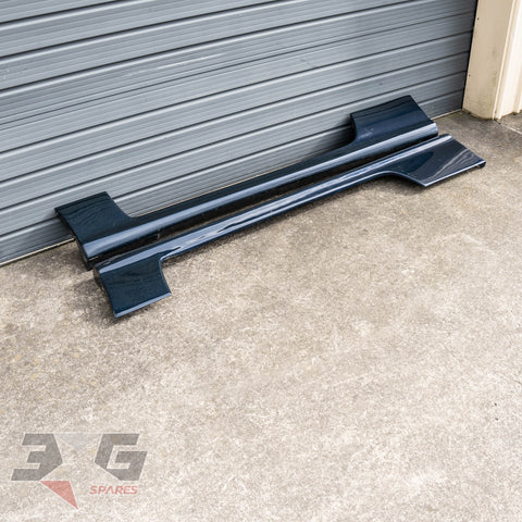 Nissan S14 Silvia 200SX Side Skirt Pair Zenki Aero Fiberglass 93-96 Aftermarket