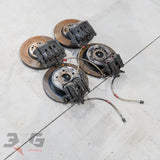 Toyota JZX100 Tourer V Complete Front & Rear Brake Set Near New w Braided Lines