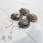 Toyota JZX100 Tourer V Complete Front & Rear Brake Set Near New w Braided Lines