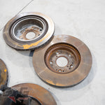 Toyota JZX100 Tourer V Complete Front & Rear Brake Set Near New w Braided Lines