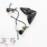 Toyota AE111 Corolla Levin Sprinter Trueno Interior Door Tweeter & Cover Set 95-00 67491-12390 67492-12390 86160-12880 86160-12890