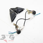 Toyota AE111 Corolla Levin Sprinter Trueno Interior Door Tweeter & Cover Set 95-00 67491-12390 67492-12390 86160-12880 86160-12890