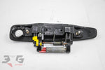 Nissan R34 Skyline RH Right Front Exterior Door Handle GV1 Black 98-02