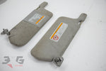 Nissan R34 Skyline S1 Interior Sun Visor Sun Blockers Pair 98-00 GTT GT-T GT #4