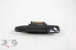 Nissan R34 Skyline LH Left Front Exterior Door Handle GV1 Black 98-02