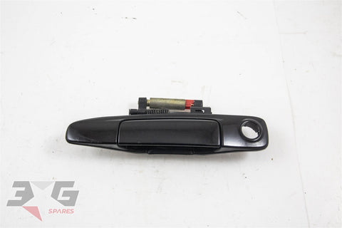Nissan R34 Skyline LH Left Front Exterior Door Handle GV1 Black 98-02