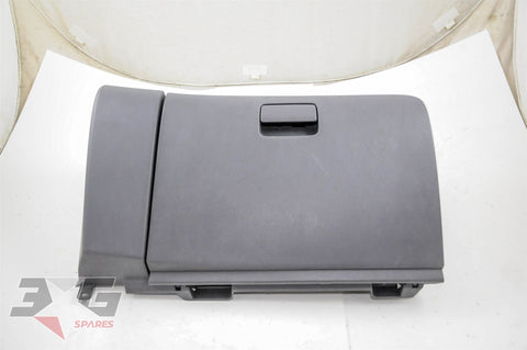 Nissan R34 Skyline S2 Grey Glovebox & Mount Assembly – 68108‑AA020 / 68500‑AA100 OEM Used 2000‑2002