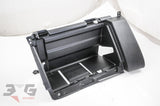 Nissan R34 Skyline COUPE Black Instrument Lower Assist Glove Box Mount 98-02