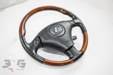 Lexus JZS160 GS300 Woodgrain Steering Wheel & Horn Button Cruise JZS161 97-05