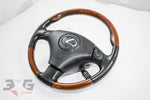 Lexus JZS160 GS300 Woodgrain Steering Wheel & Horn Button Cruise JZS161 97-05