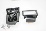 OEM Nissan R34 Skyline Factory Optional Carbon Trim Radio & Console Shifter Surround 5MT 98-02