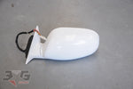 Nissan R33 Skyline SEDAN LH Left Exterior Mirror 4 Door 93-98 QM1 White