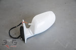 Nissan R33 Skyline SEDAN LH Left Exterior Mirror 4 Door 93-98 QM1 White