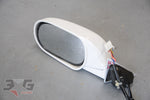 Nissan R33 Skyline SEDAN LH Left Exterior Mirror 4 Door 93-98 QM1 White