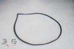 New OEM Nissan front right door weatherstrip 80830‑15U00 – authentic R33 Skyline sedan seal in good condition.