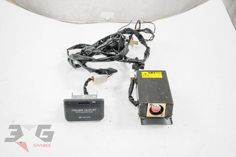 JDM Toyota AE101 AE111 Corolla Carib Factory Optional Inverter Multi Outlet AC100V 100W 91-02