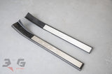 Nissan Z33 350Z Fairlady Z Door Option Metallic Insert Sill Plates Kick Trim "Z" 02-09