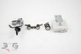 JDM Nissan R34 Skyline Coupe Manual 5MT Lockset Ignition Doors Trunk 98-00