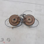 OEM Toyota AE111 rear disc brake and knuckle set with ABS and 4x100 hubs
