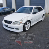 Toyota GXE10 Altezza Gita Wagon front right exterior view before dismantling